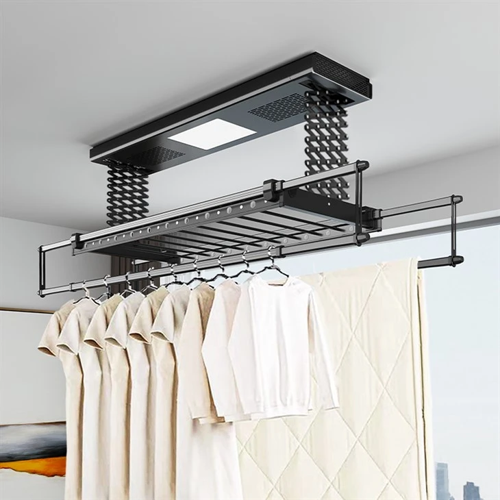 Rack de secagem automática de roupas