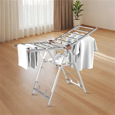 Rack de roupas de chão dobrável